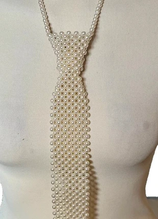 Necktie shaped necklace, brand: Unbranded, condition: Very good, £3.00, £3.85 includes Buyer Protection
