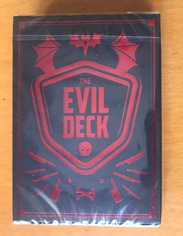 Evil Deck Black Blood - Playing Cards Deck - Eternal Edition EE - Thirdway TWI - New Sealed 3