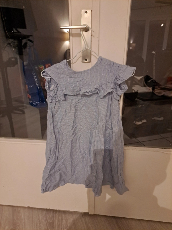 Robe été 10 ans bleue jean bourget 1