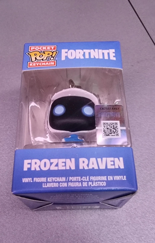 Portachiavi Funko Pop Fortnite Congelato Raven Nuovo Sigillato