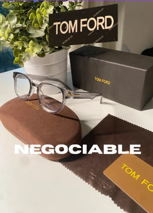 Gafas Tom FORD Gris-Transparente TF 5401 montura completa, marque: Tom Ford, état: Neuf avec étiquette, 55,00 €, 58,45 € Protection acheteurs incluse