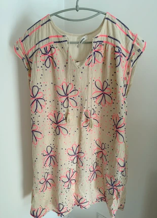 Robe d’été bohème brodée Promod taille XL, marke: Promod, zustand: Sehr gut, größe: XL / 42 / 14, 7,00 €, 8,05 € inklusive Vinted-Käuferschutz