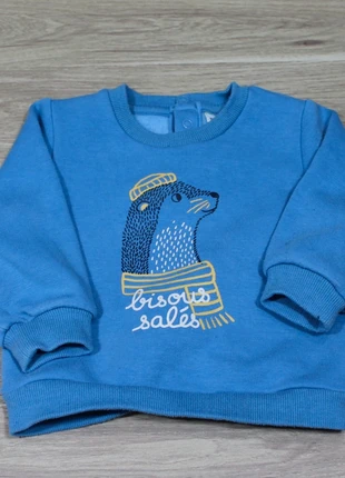 💙 Sweat Bisous Salés trop chou 🦦, brand: Tape à l'œil, condition: Very good, size: 9-12 months / 74 cm, €5.00, €5.95 includes Buyer Protection