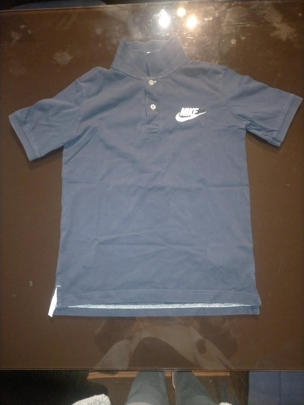 Polo blu Nike disponibile anche nera per bambino Vinted
