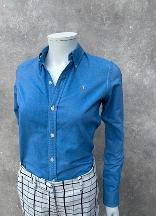 Chemise Ralph Lauren Bleu - Cavalier Premium - Taille XS, brand: Ralph Lauren, condition: Very good, size: XS / 34 / 6, €54.90, €58.35 includes Buyer Protection