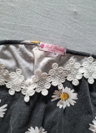 Zwarte bloemenjurk, met bandjes, brand: Red Fireball, condizioni: Ottime, taglia: XL / IT 46 / EU 42, €4.00, €4.90 include la Protezione acquisti