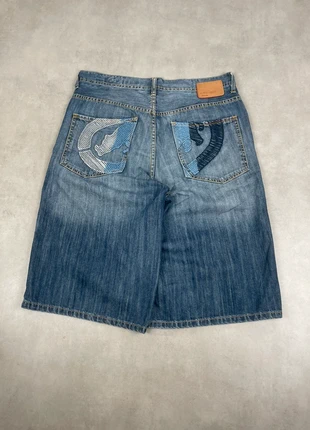 MEGA baggy jort short en jeans bleu brodé Ecko untold vintage, brand: ECKO UNLTD., condizioni: Ottime, taglia: IT 44 | W34, €69.90, €74.10 include la Protezione acquisti