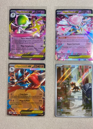 Lot cartes Pokémon – Méga EX + Hélionceau 139/132 – Très bon état, marke: Pokémon, zustand: Neu, mit Etikett, 10,00 €, 11,20 € inklusive Vinted-Käuferschutz