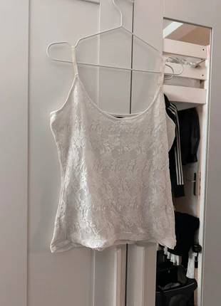 débardeur dentelle blanc, brand: COQUETTE, condition: Very good, size: M / 38 / 10, €5.00, €5.95 includes Buyer Protection