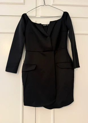Blazer Dress, marca: Boohoo, estado: Novo sem etiquetas, tamanho: L / 40 / 12, €8.00, €9.10 inclui Proteção do Comprador
