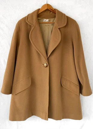 Cappotto anni ’60 swing coat cammello lana/cashmere XL XXL vintage, marque: Carla boutique, état: Très bon état, taille: XXL / 44 / 16, 50,00 €, 53,20 € Protection acheteurs incluse