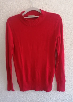 🪷 Pull fin rouge, marque: Mas Fashion, état: Très bon état, taille: S / 36 / 8, 6,00 €, 7,00 € Protection acheteurs incluse