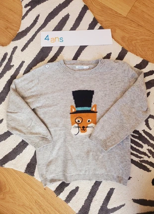 Pull coton et laine, marque: Monoprix, état: Très bon état, taille: 4 ans / 104 cm, 6,00 €, 7,00 € Protection acheteurs incluse