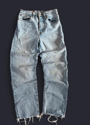 Levi’s 501® Original Jeans – Raw Hem, Light Wash, Waist 27, Leg 26 – Vintage Straight Fit, brand: Levi's, condition: Very good, size: XS / UK 4-6, £16.00, £17.50 includes Buyer Protection