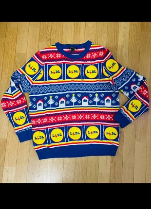 Pull Noël Lidl - Taille M / L, marke: Lidl, zustand: Sehr gut, größe: M, 18,00 €, 19,60 € inklusive Vinted-Käuferschutz