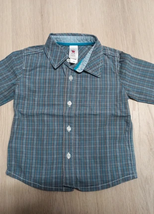 Geruit hemd lange mouwen maat 80, marque: Baby Club, état: Très bon état, taille: 12-18 mois / 80 cm, 2,00 €, 2,80 € Protection acheteurs incluse