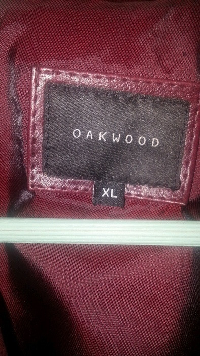 Veste femme Oakwood bordeaux 100%cuir 2