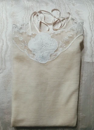 Canottiera pura lana vergine Les Tulipes, marca: Les Tulipes, estado: Satisfatório, tamanho: XL / 42 / 14, €5.00, €5.95 inclui Proteção do Comprador