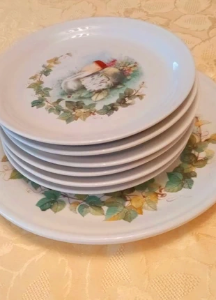 🧀 Service Apilco. Motif Fromages 💛Porcelaine France 🇫🇷, marque: Apilco, état: Neuf sans étiquette, 8,00 €, 9,10 € Protection acheteurs incluse