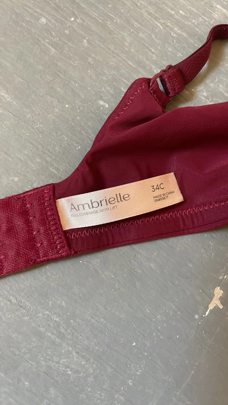 Ambrielle Burgundy Bra 3