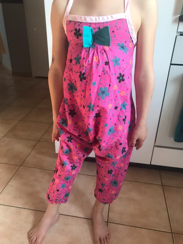 Combi sarouel dos nu créatrice