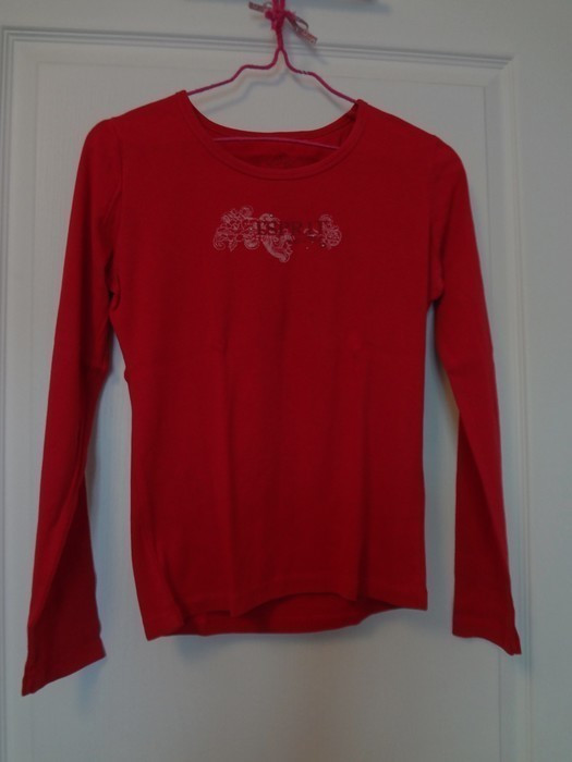 T-shirt manche longue Esprit rouge 1