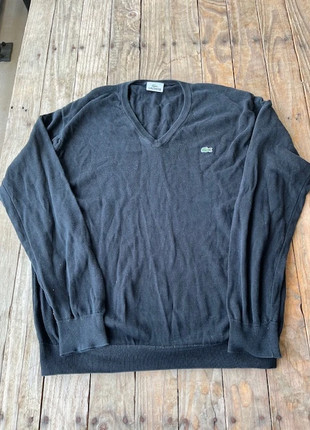 Sweat noir à col V Lacoste Homme Taille XL, marque: Lacoste, état: Très bon état, taille: XL, 16,00 €, 17,50 € Protection acheteurs incluse