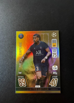 topps match attax - Presnel Kimpembe, marke: Paris Saint-Germain, zustand: Sehr gut, 1,00 €, 1,75 € inklusive Vinted-Käuferschutz