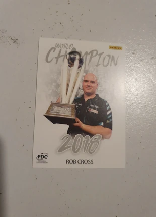 Panini PDC 2025 Darts Rob Cross World Champion Card, brand: Panini, condition: Like new, £1.50, £2.28 includes Buyer Protection Pro