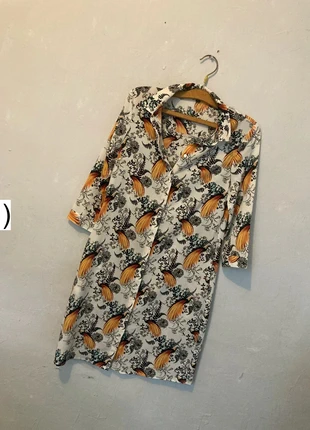 Robe Imprimée Fleur et Oiseau – Kiabi – S, marque: Kiabi, état: Très bon état, taille: S / 36 / 8, 4,50 €, 5,43 € Protection acheteurs incluse