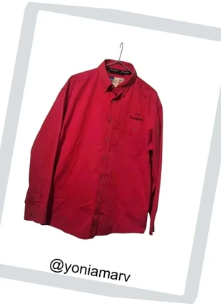 Chemise vintage wrangler camionneur rouge, merk: Wrangler, staat: Heel goed, maat: XL, € 3,90, € 4,80 inclusief Kopersbescherming