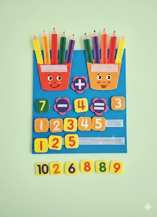 🌈 Tableau éducatif chiffres Montessori – apprentissage premiers calculs, marca: Montessori, estado: Novo com etiquetas, tamanho: 3 anos / 98 cm, €6.99, €8.04 inclui Proteção do Comprador Pro