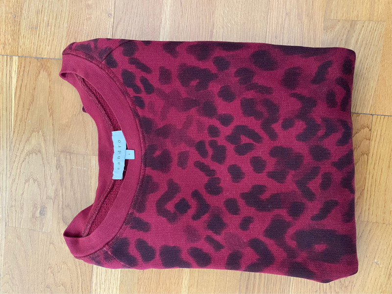 Sweat sandro leopard hotsell