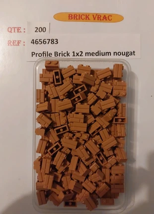 Lego vrac briques 1x2 médium nougat effet maçonnerie profile, brand: LEGO, condition: Very good, size: One size, €14.00, €15.40 includes Buyer Protection Pro