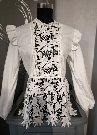 Blouse élégante 36/38, marke: COQUETTE, zustand: Sehr gut, größe: S / 36 / 8, 12,00 €, 13,30 € inklusive Vinted-Käuferschutz