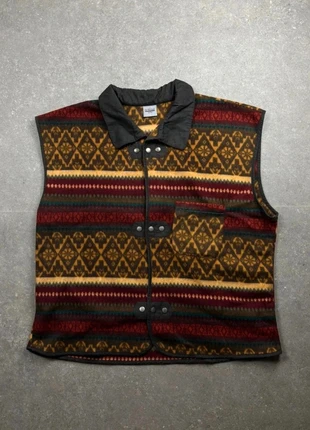 Vintage Aztec Pile Fleece Gilet, marke: Vintage Dressing, zustand: Sehr gut, größe: XL, 19,90 €, 21,60 € beinhaltet Vinted-Käuferschutz Pro