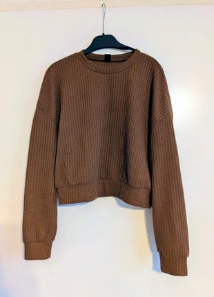 Pull texturé marron Shein taille XS – très bon état, peu porté, marca: Shein, estado: Muy bueno, tamaño: XS / 34 / 6, 5,50 €, 6,48 € Protección al comprador incluida