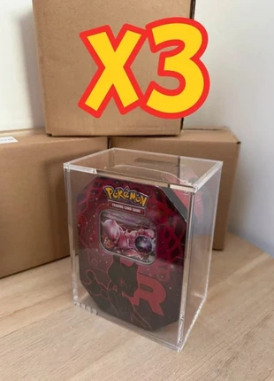 Lot 3 protections acryliques Pokébox Pokémon – Fermeture aimantée – Transparent, brand: Sur Mesure, condizioni: Nuovo con cartellino, €39.00, €41.65 include la Protezione acquisti Pro