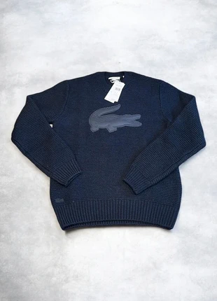 Pull en laine Lacoste 220$ homme mixte marine, brand: Lacoste, condition: New with tags, size: S, €140.00, €147.70 includes Buyer Protection