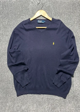 Navy Ralph Lauren V-Neck Jumper – Large – Perfect Condition, brand: Ralph Lauren, condition: New without tags, size: L, €26.99, €29.04 includes Buyer Protection