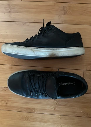 Baskets Timberland cuir noir - Pointure 44, marque: Timberland, état: Bon état, taille: 44, 25,00 €, 26,95 € Protection acheteurs incluse