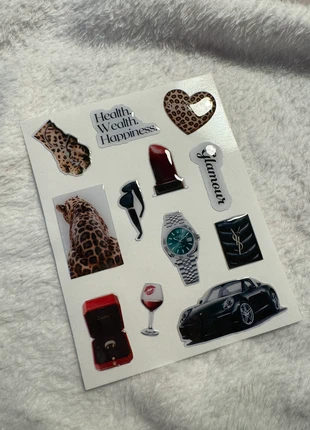 Sticker resinati luxury aesthetic • leopardato • glam fashion, brand: Fashion, condizioni: Ottime, €4.00, €4.90 include la Protezione acquisti