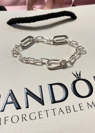 Pandora ,Braccioli a maglia con chiusura moschettone in argento, Sterling, marke: Pandora, zustand: Sehr gut, 29,00 €, 31,15 € inklusive Vinted-Käuferschutz