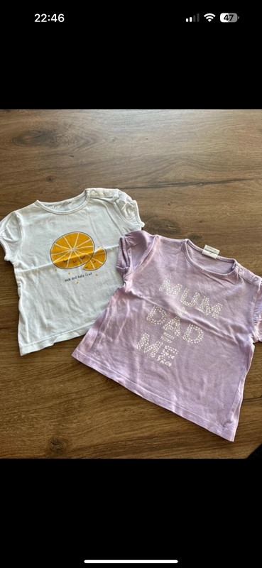 Lot tee-shirts bébé fille