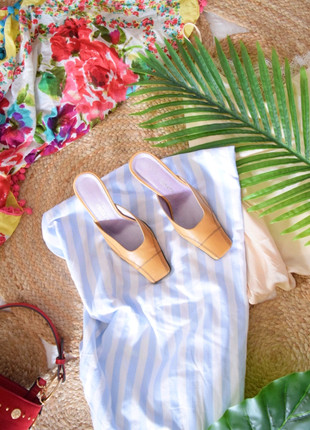 🌻 Mules en cuir vintage beige 🌻, marke: Vintage, zustand: Gut, größe: 37, 10,00 €, 11,20 € inklusive Vinted-Käuferschutz