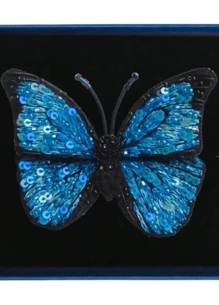 Broche de papillon Morpho Bleu Trovelore - Neuve, marke: Trovelore, zustand: Neu, mit Etikett, 60,00 €, 63,70 € beinhaltet Vinted-Käuferschutz Pro