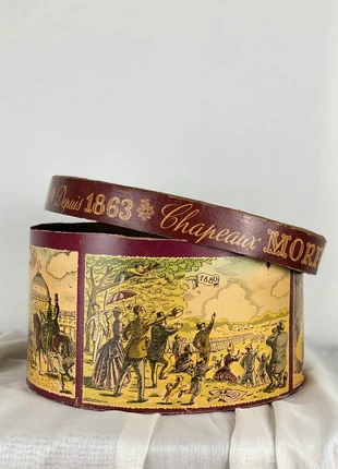 Boîte à chapeau Morreton vintage 1948 - 1955, marque: Vintage Love, état: Bon état, 85,00 €, 89,95 € Protection acheteurs incluse