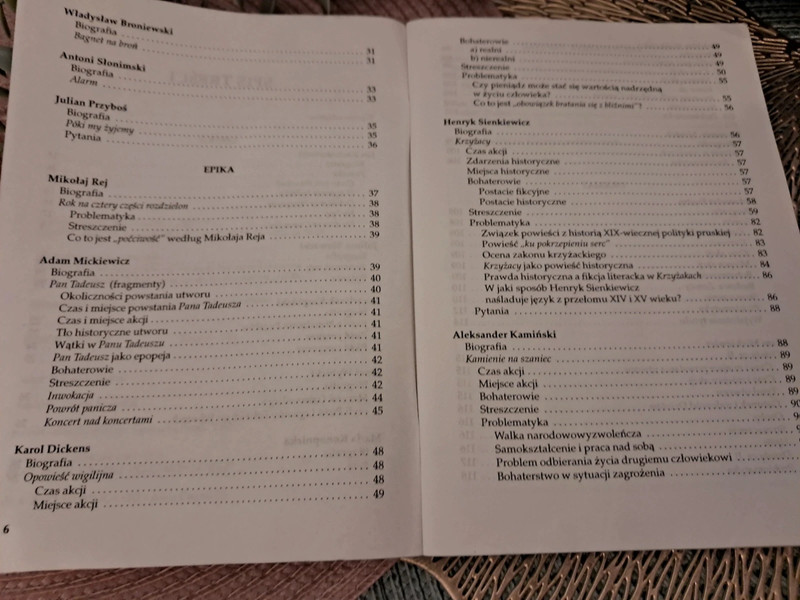 Lektury Klasa 7 I 8 Streszczenia Ściąga streszczenia 7 wojnar lektury | Vinted