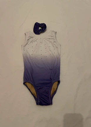 Justaucorps violet et blanc à strass avec chouchou , marca: Fait Main, estado: Muy bueno, tamaño: 6 años / 116 cm, 25,00 €, 26,95 € Protección al comprador incluida