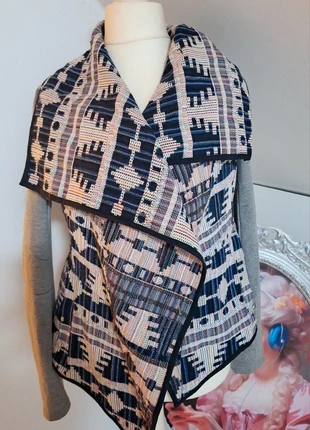 Jacke L – Julie Boho Cardigan, Ethno Muster, Übergangsjacke, marque: JULIE, état: Très bon état, taille: L / 40 / 12, 8,00 €, 9,10 € Protection acheteurs incluse